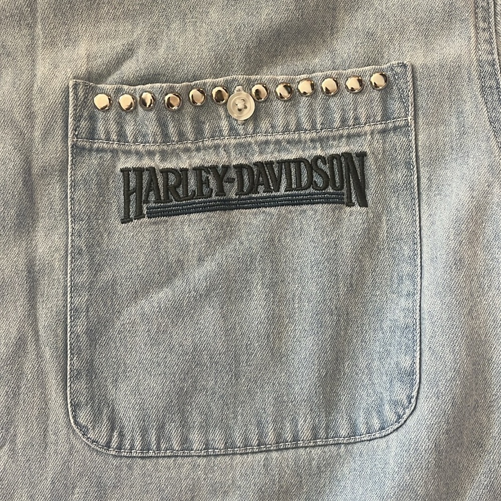 Harley Davidson denim shirt - Picture 3 of 5